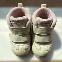 アシックス　スクスク　14.5㎝　小花柄　ピンクのサムネイル