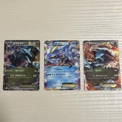 【キュレムEX 3枚セット】ポケモンカード　スリーブ入りのサムネイル