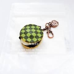 新品 Q-pot. 鬼滅の刃 竈門炭治郎 抹茶どら焼き 和菓子 バッグチャーム