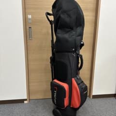 ★良品★TYGJ GOLFキャディバッグキャスター付黒赤 ☆良品☆TYGJ GOLFキャディバッグキャスター付黒赤 - メルカリ