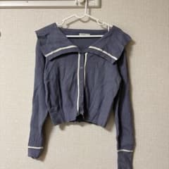 earth music&ecology ビッグカラー 長袖 ニットのサムネイル