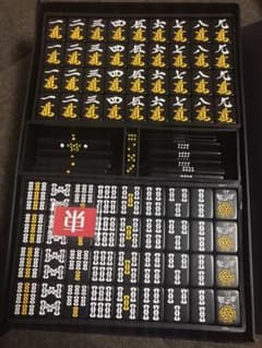 麻雀牌（黒牌）　金龍のサムネイル