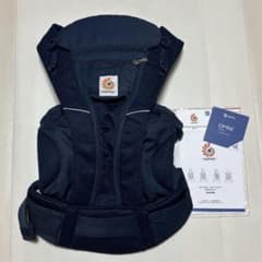 【美品】エルゴベビー オムニブリーズ ベビーキャリア ミッドナイトブルーのサムネイル