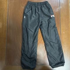 未使用に近い FILA 黒 ロングパンツ ゴムウエストのサムネイル