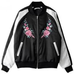 グレイル スカジャン 黒 薔薇のサムネイル