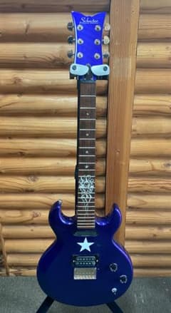 SCHECTER TROUBLE CXT BLUE - メルカリ