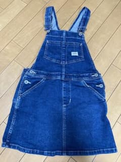 専用です⭐︎EDWIN デニムジャンパースカート　130cmのサムネイル