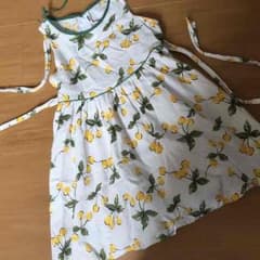 黄色のさくらんぼ柄ワンピースのサムネイル