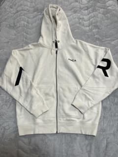 RVCA ホワイト フルジップパーカーのサムネイル