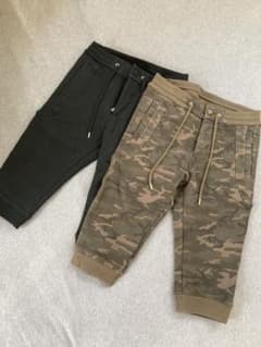 じゅん様専用リブクロップドパンツ(黒)のサムネイル