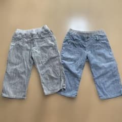 EDWIN エドウィン　150 ハーフパンツ　2枚セットのサムネイル