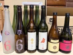 空瓶 新政 No.6 X-type、R、亜麻猫、陽乃鳥、生成、秋櫻 他四合瓶9本
