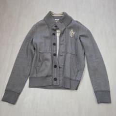 Abercrombie & Fitch ショールカラーカーディガン グレー Lのサムネイル