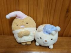 스미코구라시 테노리 봉제인형 돈까스 고양이 장면 봉제인형 부속 잠옷