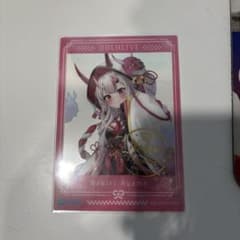 ホロライブ 百鬼あやめ ランダムブロマイド(金箔)のサムネイル