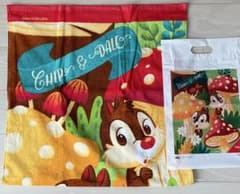 [신품·미사용]Disney 디즈니 칩 & 데일 타월