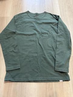 BONCOURA ボンクラ 長袖Tシャツ　ポケット付き　ポケT オリーブ　40 BONCOURA ボンクラ 長袖Tシャツ ポケット付き ポケT オリーブ 40