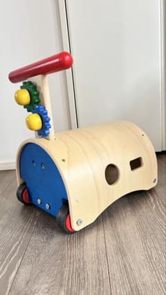 エド・インター木製 手押し車 カタカタ 知育玩具　木製おもちゃ　車のサムネイル