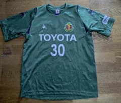 激レア 古着 名古屋グランパス 楢崎正剛サイン入り 緑 30番 XO