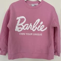 最終価格ZARA Barbie ピンク トレーナー 11-12歳のサムネイル