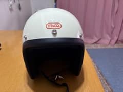 TT&CO. スーパーマグナム ジェットヘルメット アイボリーのサムネイル