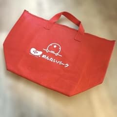 めんたいパーク 保冷バッグ レッド　タラピヨ