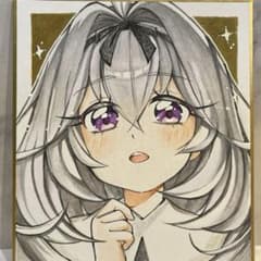 手描きイラスト 名探偵プリキュア　森亜るるか　ファンアート　原画のサムネイル