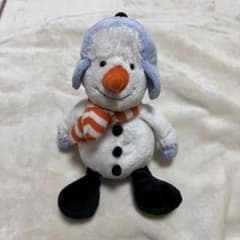 Schafferスノーマン　ぬいぐるみ 約21cm 雪だるまのサムネイル