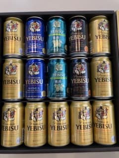 プレミアム YEBISU ビール 350ml缶 15本セットのサムネイル