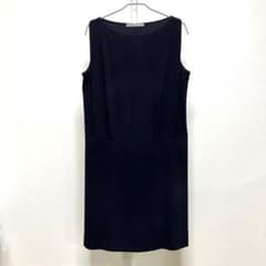 【theory luxe】ノースリーブワンピース／ネイビー／38のサムネイル