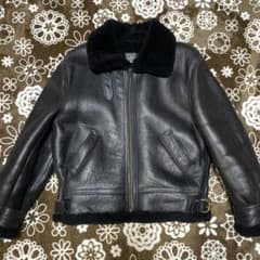 US.SHEEPSKIN 米国製 B-3 リアルムートン ボマージャケット 40 US SHEEPSKIN B-3 ムートンジャケット ボマージャケット 42 - メルカリ
