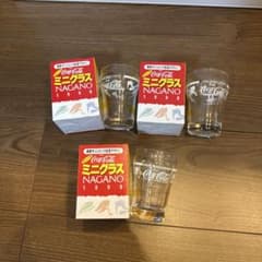 コカコーラ　ミニグラス　長野オリンピック記念デザインのサムネイル