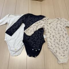 ユニクロ　ロンパース　90 3点セットのサムネイル