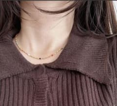 マグネットランダムビーズネックレス