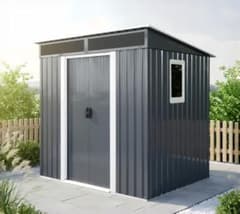 物置 屋外 戸外収納庫 小屋 スチール 換気口付き 防さび 防水 ガーデニング 戸外収納庫 スチール 換気口付き 防さび ベランダ 防水 ガーデニング