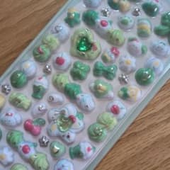 MELLOW Whipped seal グリーン系　3Dシールのサムネイル