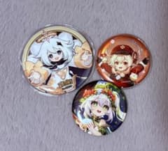 原神　缶バッチ　まとめ売り　パイモン　クレー　ナヒーダのサムネイル