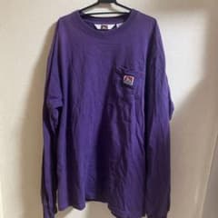 奥*原様 BEN DAVIS パープル ロングスリーブTシャツ XLのサムネイル