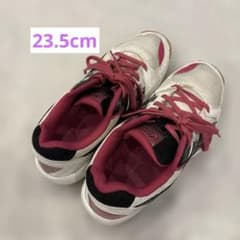ASICS バレーボールシューズ ホワイト×ピンク　23.5cmのサムネイル