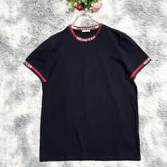美品 MONCLER リンガートリム モンクレール Tシャツ 紺 M - メルカリ
