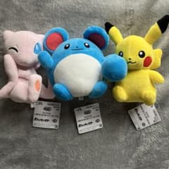 ポケモン ミュウ マリル ピカチュウ ぬいぐるみ