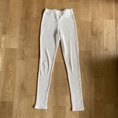 tutuanna ワッフルレギンス ホワイト M-L 美品✨のサムネイル