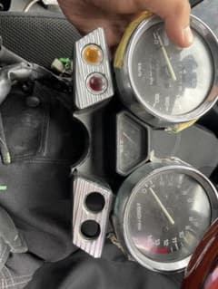 XJR400 4hm メーター　インジケーターフィンカバー　オリジナル商品のサムネイル