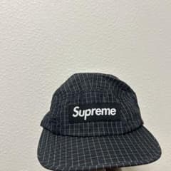 Supreme チェック柄 ブラックキャップ Supreme チェック柄 ブラックキャップ - メルカリ