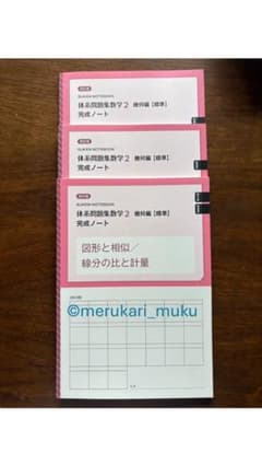 ◆完成ノート 改訂版 体系問題集数学2 幾何編 【標準】　3冊セットのサムネイル