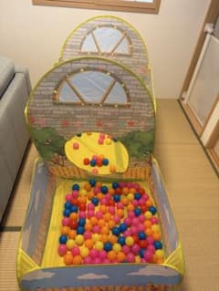 ボールテント pa092 室内遊具　(ボール付き)のサムネイル