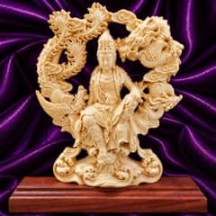 【特級呪物】龍鳳招財観音 龍と鳳凰が導く、財運繁栄の極み 金運 曰く付きのサムネイル