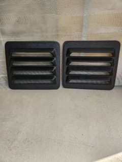 78-03y ダッジ バン ラムバン リアウィンドウ ルーバー リアウィンド