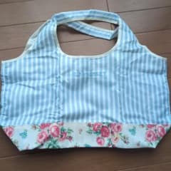 LAURA ASHLEY ストライプエコバッグのサムネイル