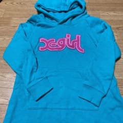 xgirl エックスガール　パーカー　グリーン　6T 120サイズのサムネイル